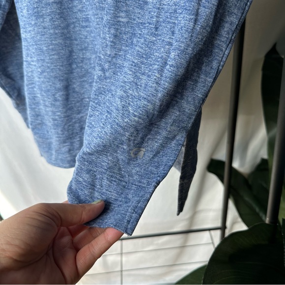 Gap Fit Brushed Jersey Soft Heathered Mockneck Longsleeve/ Size Girls Medium - Picture 2 of 4